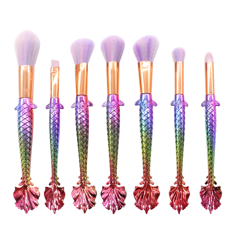 Beauty Tools Colorful Thread Brush Fan Brush