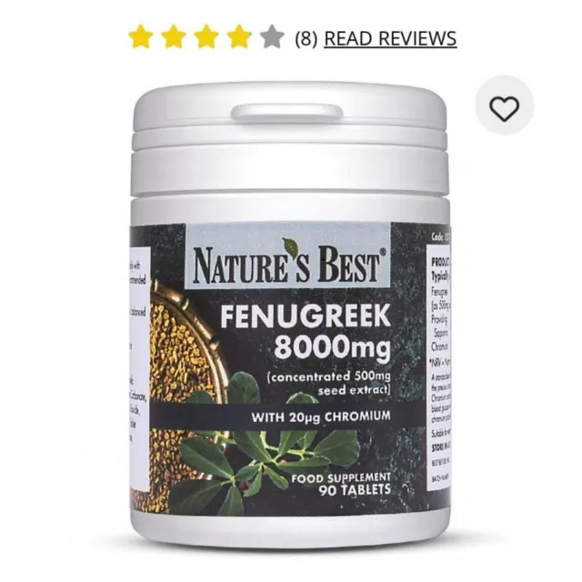 Fenugreek Powder 90 Capsules - Shop at LoveMi