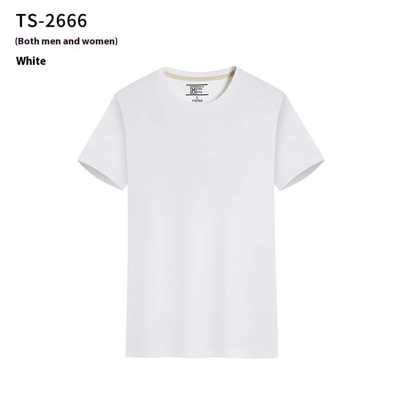 Ice Silk Quick Drying Clothes Short Sleeve Round Neck T-shirt