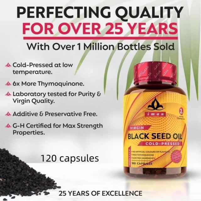 Black Seed Oil 120 Capsules - Shop at LoveMi