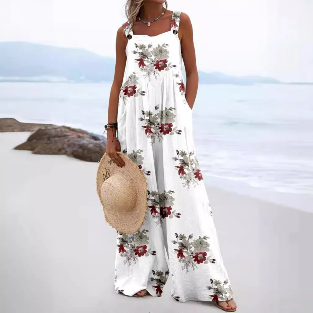 Summer New Digital Printing Romper Women's Clothing - 4Xl-2 Style