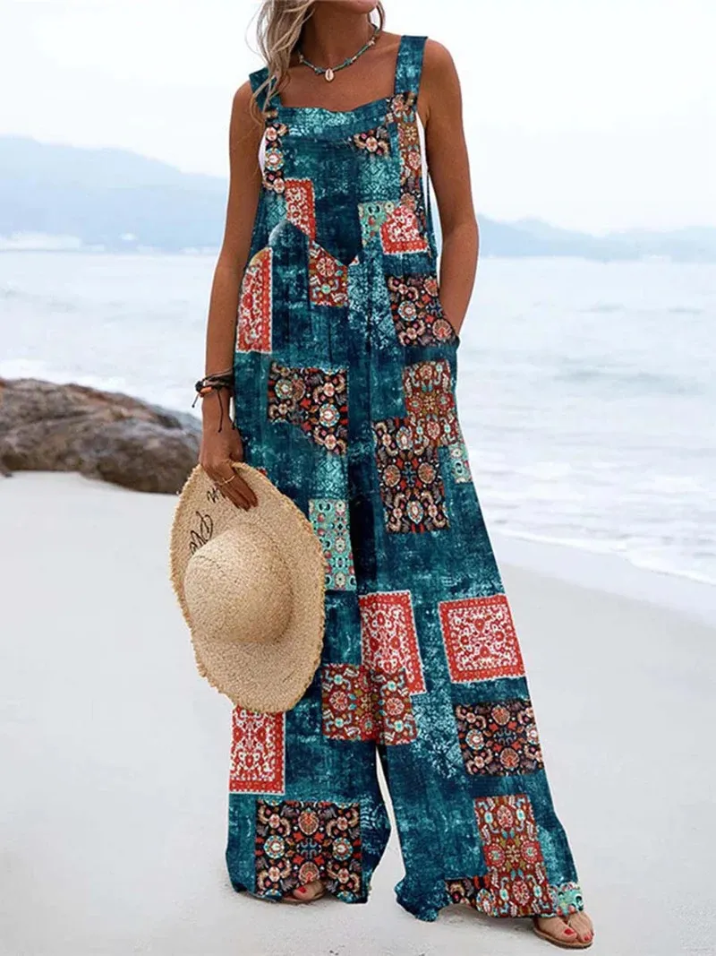Summer New Digital Printing Romper Women's Clothing - M-8 Style