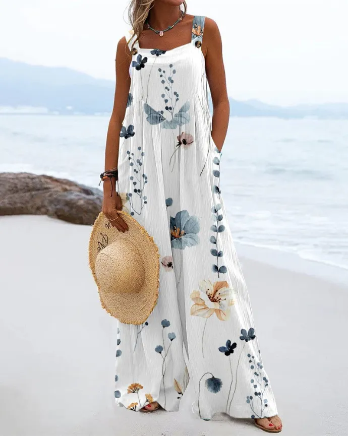 Summer New Digital Printing Romper Women's Clothing - 2Xl-11 Style