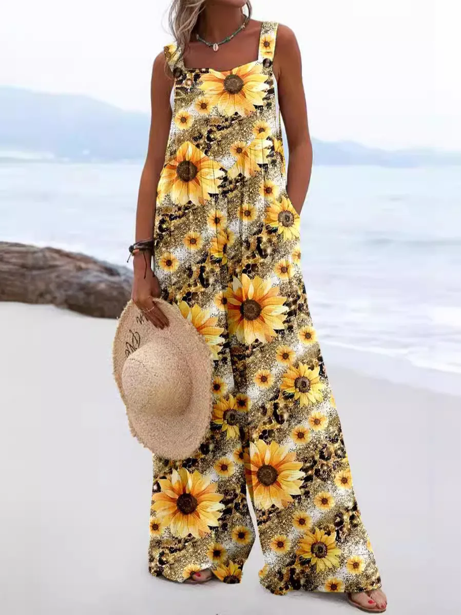 Summer New Digital Printing Romper Women's Clothing - 5Xl-4 Style