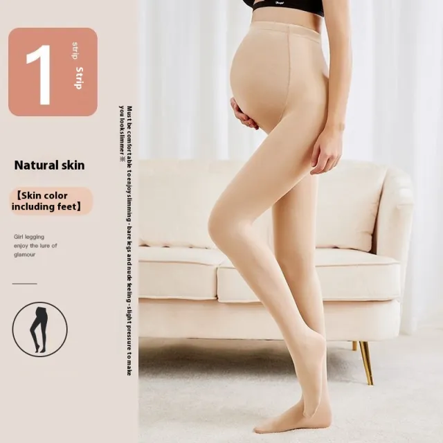 Women's Springautumnwinter Fleece Lined Leggings Medium Nude Color - Shop at LoveMi