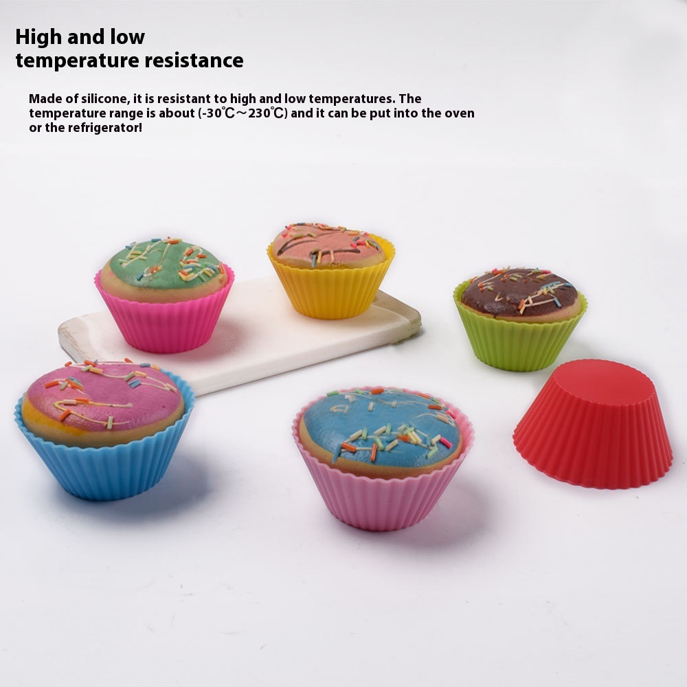 Rose Silicone Muffin Cake Cup Mold