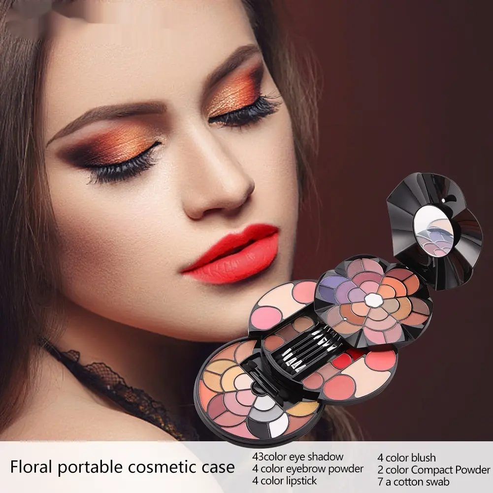 Women's Multicolor Makeup Palette Suit