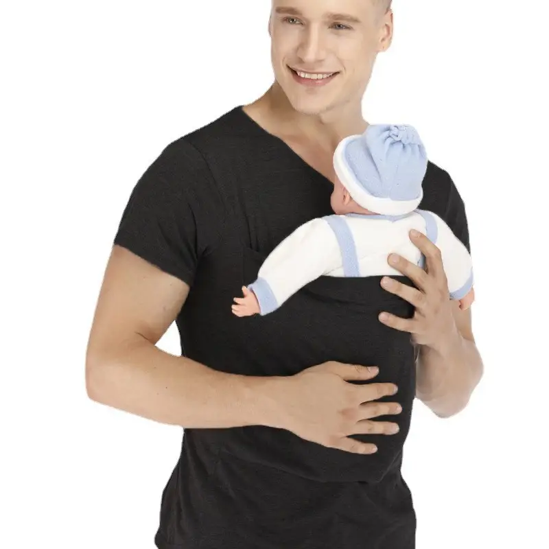 Dad Multifunctional Clothes Kangaroo Mummy Vest Long Sleeve