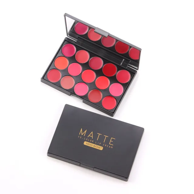 15 Colors Lipstick Lip Gloss Makeup Palette 15 Colors - Shop at LoveMi