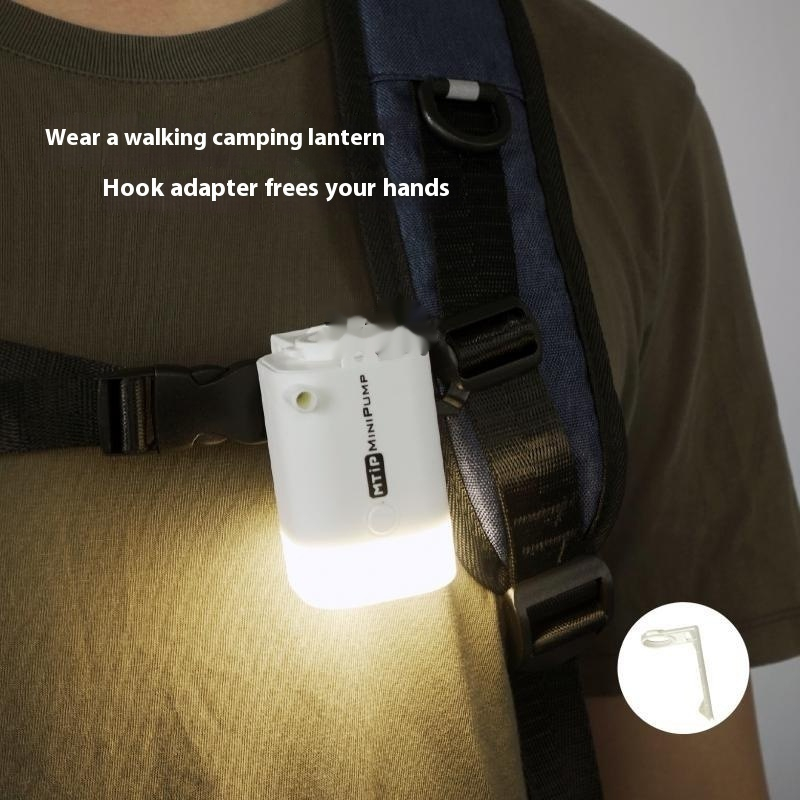 Outdoor Portable Floatation Bed Vacuum Bag Air Camping Lantern