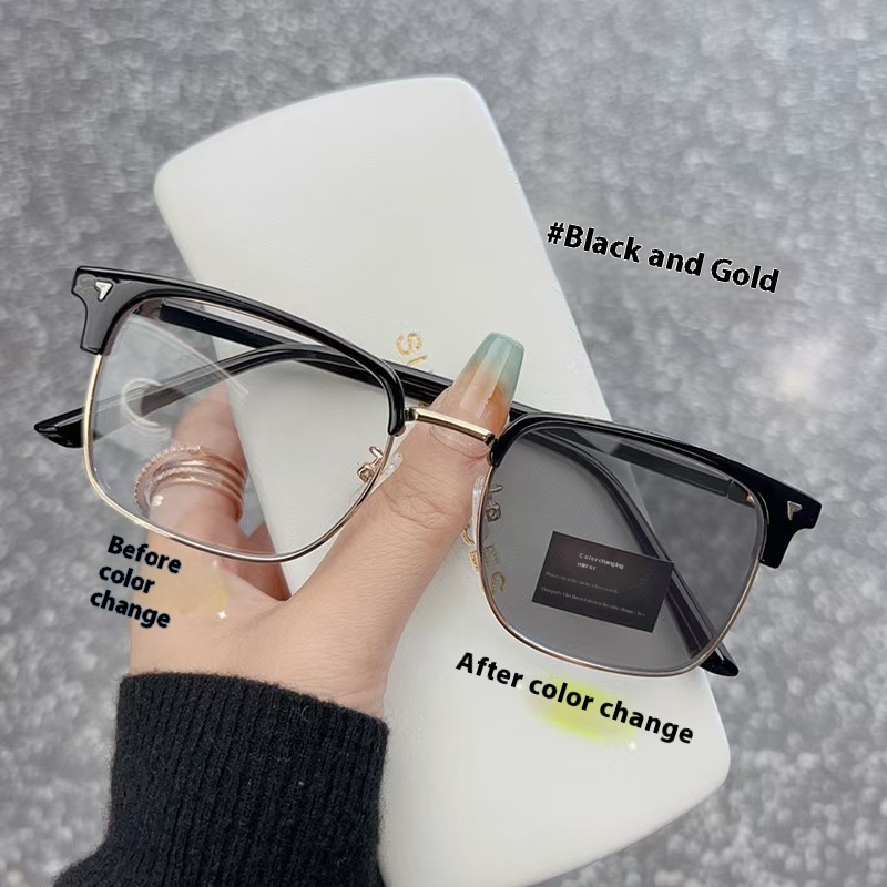 Black Gold Frame Color Gray