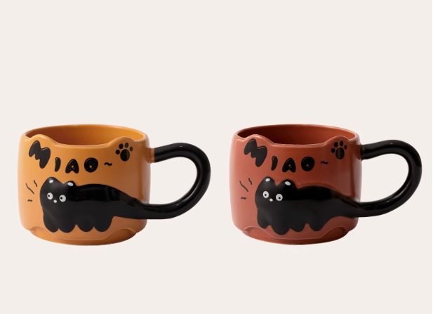 Suit Ceramic Mug Drinking Couple