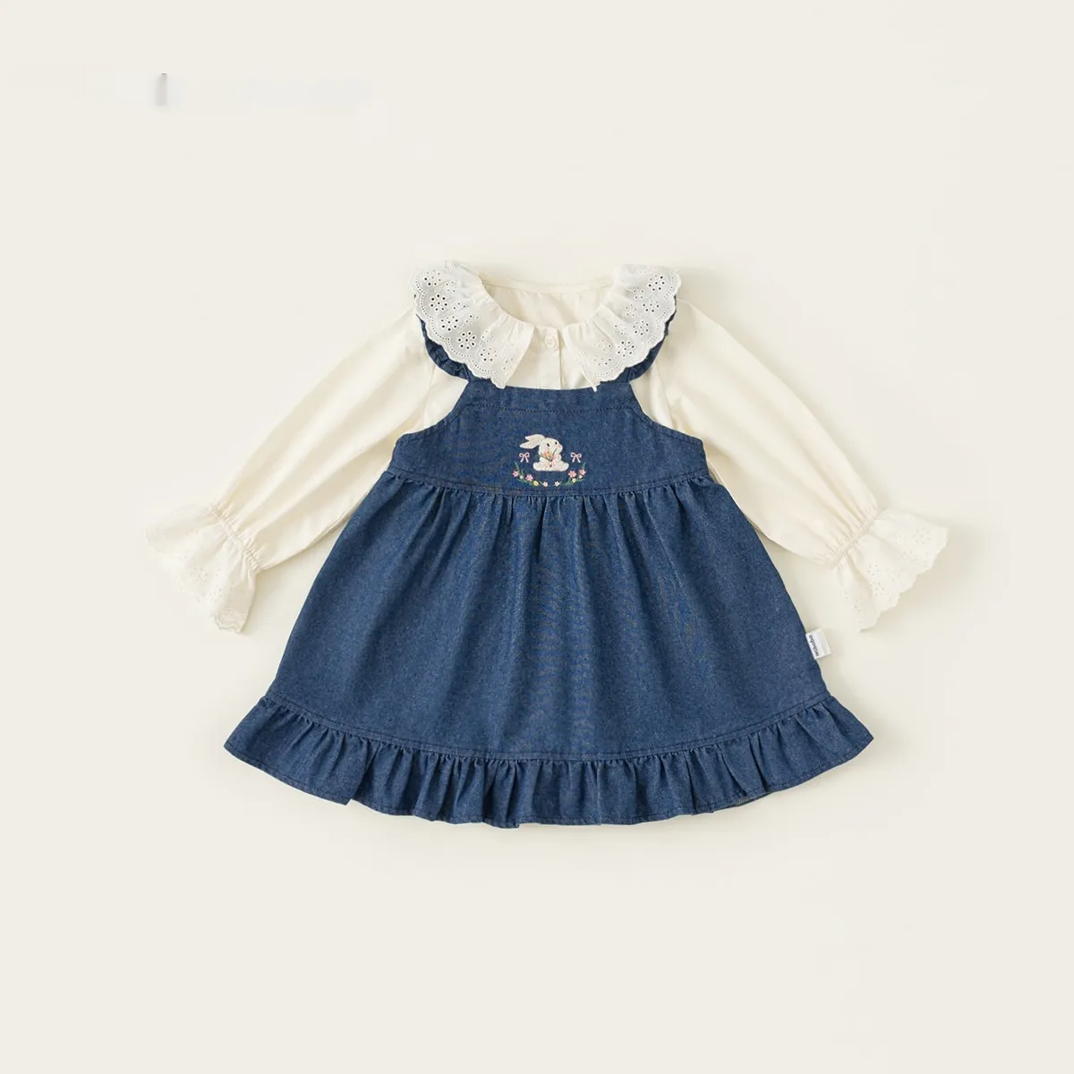 Children's Clothing Spring Long Sleeve Shirt Denim
