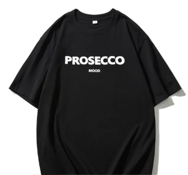 Women's Clothing Round Neck White Loose All match Letters Printed Short sleeved Top Outer Wear Black - Shop at LoveMi