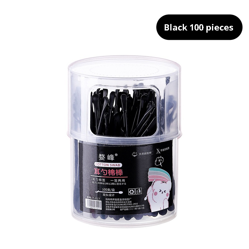 Black Cotton Swab