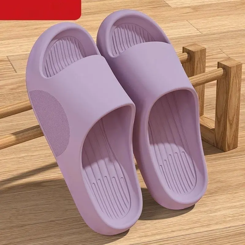 Men's Summer Slip-on Thick-soled Slippers For Outer Wear