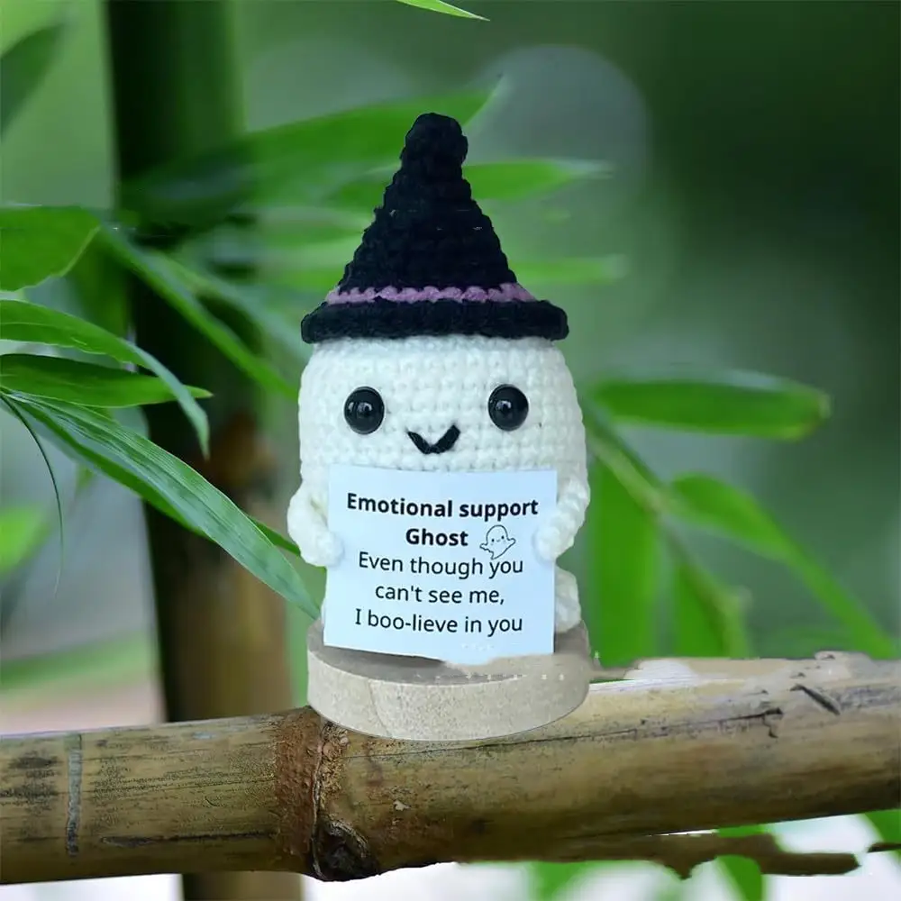 Wansheng Pumpkin Ghost Crocheted Ornaments