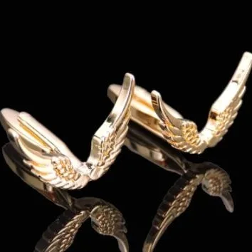 Wings of Freedom Gold Copper Cufflinks