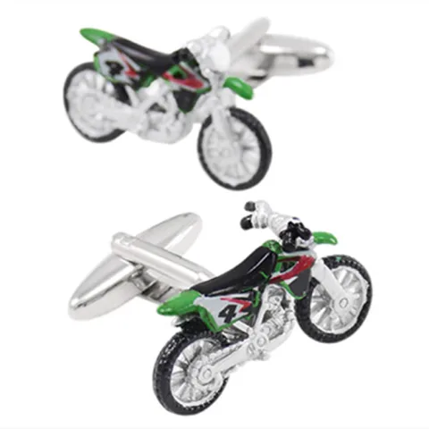 Fun Off-Road Motorcycle Modeling Cufflinks Men'S Personality French Shirt