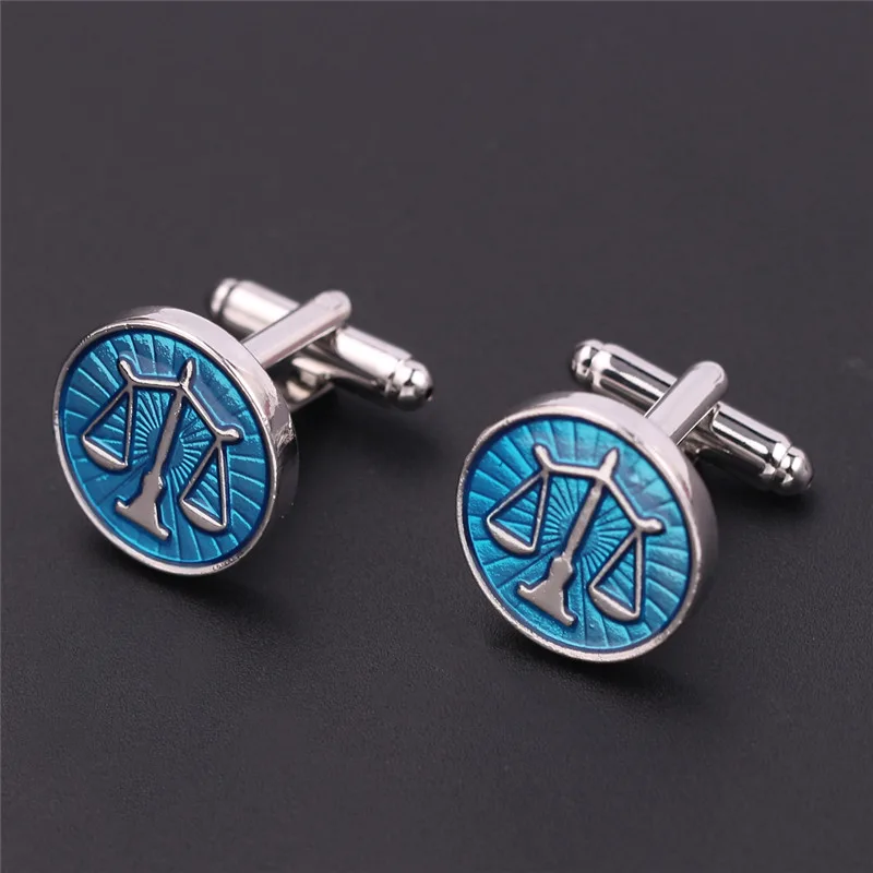 Exquisite Balance Scale Cufflinks Men's French Shirt