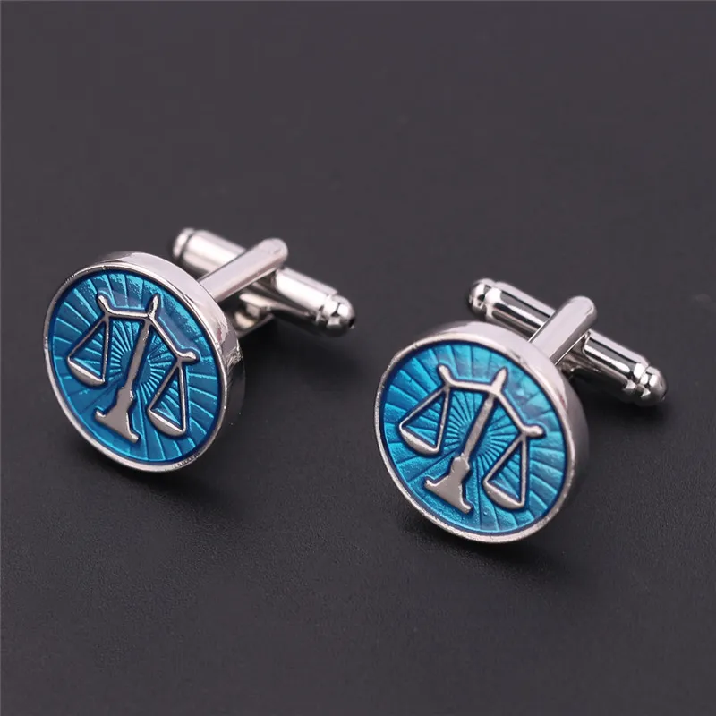 Exquisite Balance Scale Cufflinks Men's French Shirt