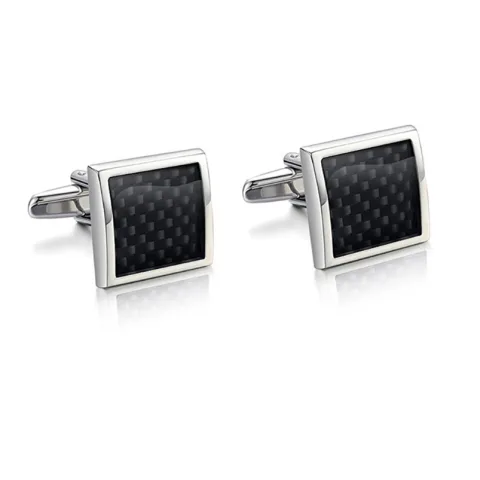 High Quality French Shirt Cufflinks Carbon Fiber Cuffs Dresses