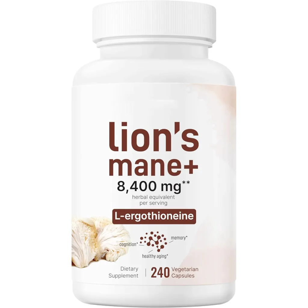 Lion Mane Capsule Refined Sulfur Phosphorus - Bottle