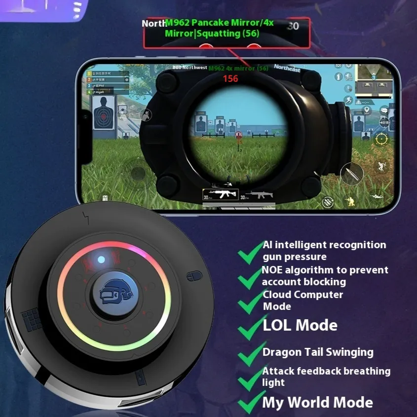 Eat Chicken Keyboard Mouse Converter Smart Pressure