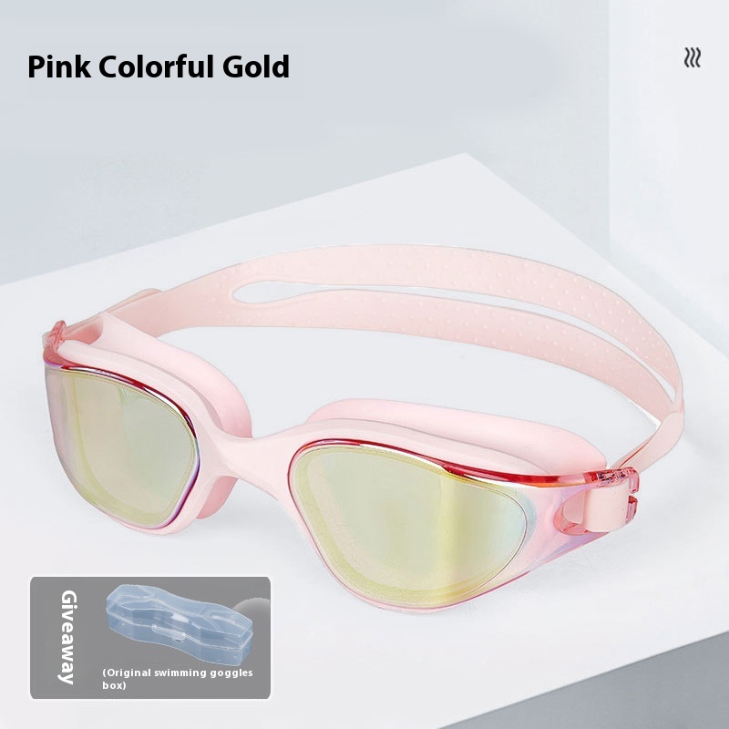 One-piece Silicone Large Frame Large Vision Waterproof Swimming Goggles - Image 14