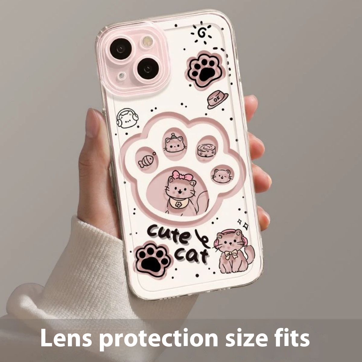 Phone Case Cute Claw Transparent All-inclusive - Image 4