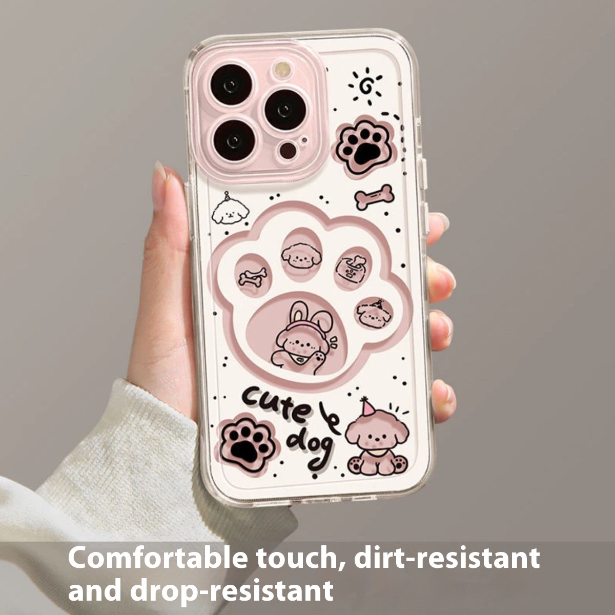 Phone Case Cute Claw Transparent All-inclusive