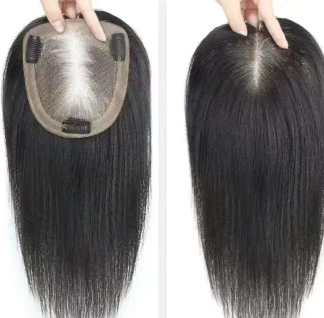Double Hand Needle Women's Head Hair Supplementing Piece Braid - Smooth Braid 15Cm