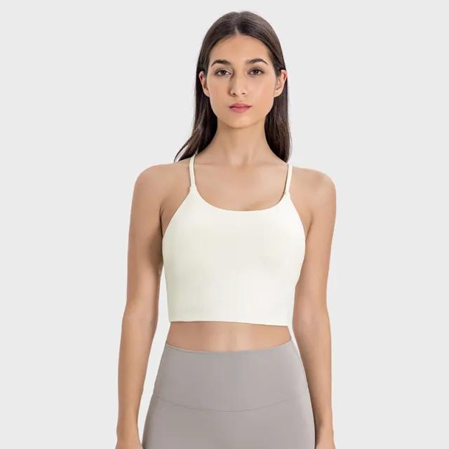 Yoga Jacket Women's Sports Underwear With Chest Pad Thin Belt Beauty Back Albumin S - Shop at LoveMi