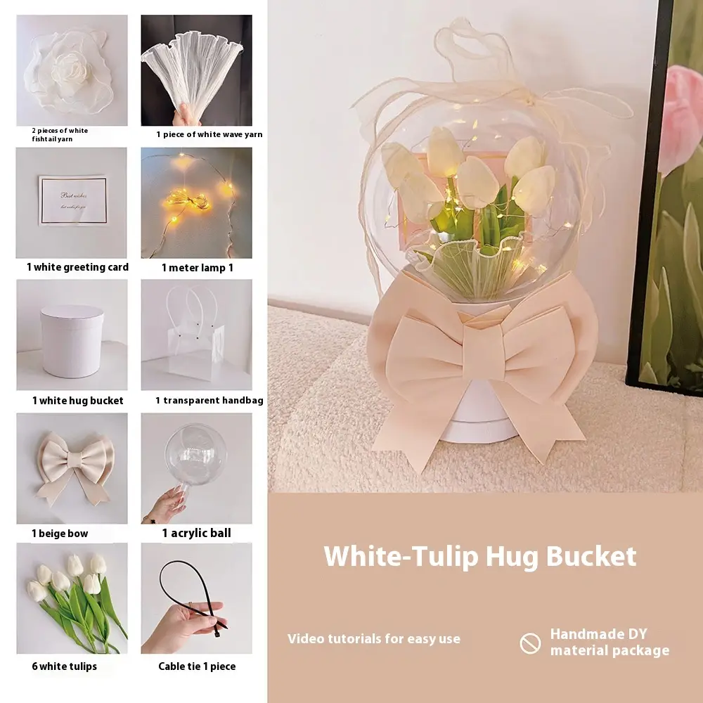 Led Tulip Artificial Flower Small Night Lamp