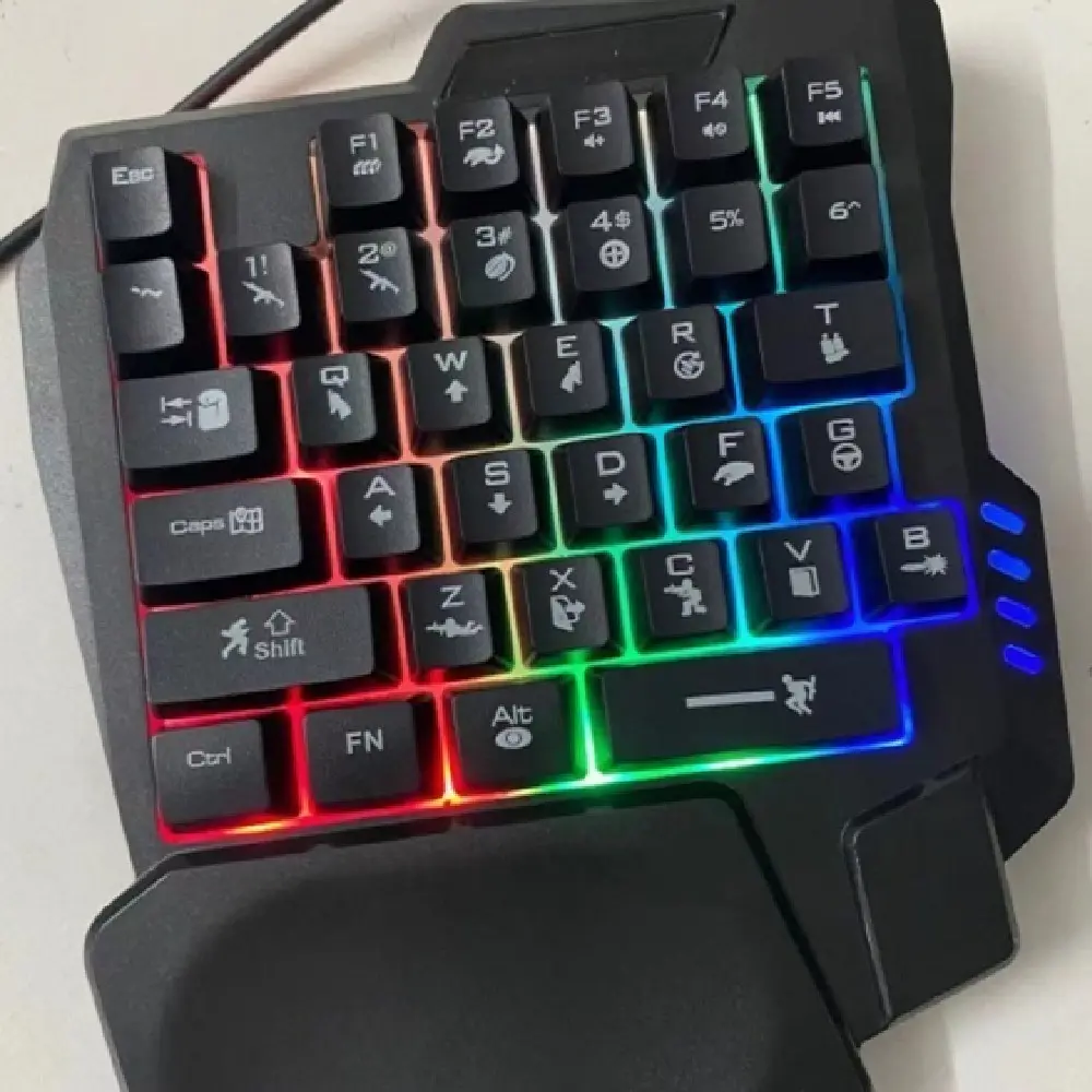 Single-handed Mechanical Keyboard and Mouse Suit