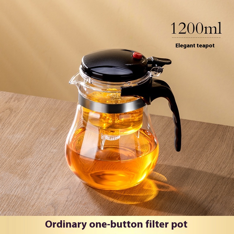 Separation Filter Glass High Temperature Resistant Teapot