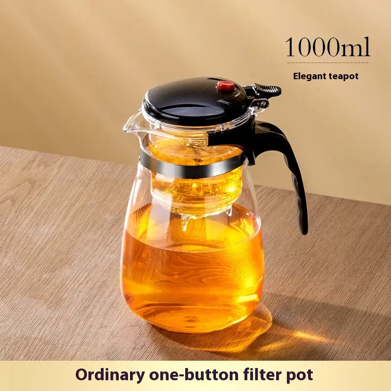 Separation Filter Glass High Temperature Resistant Teapot