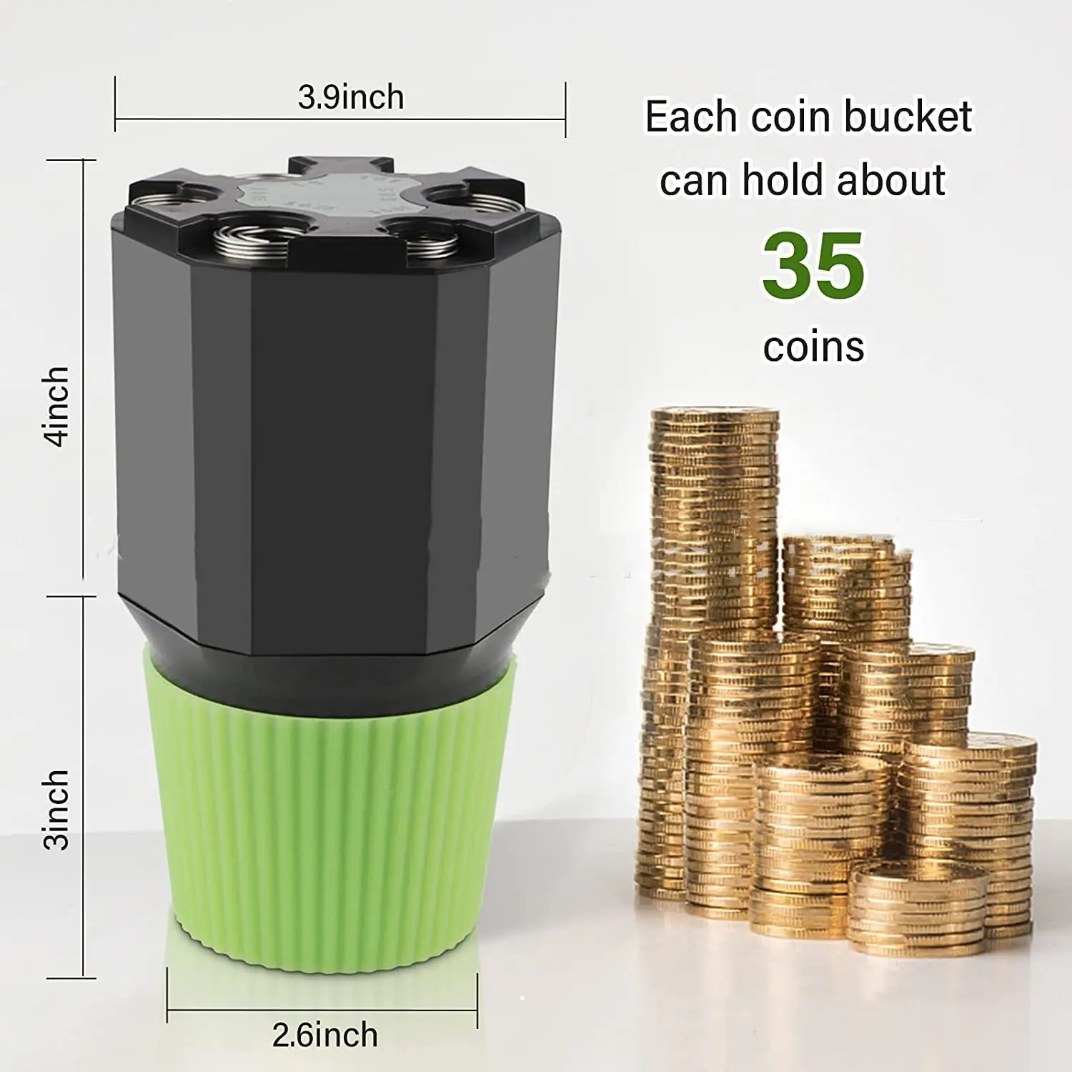 Car Coin Bank USD Cent Count Coin Bank