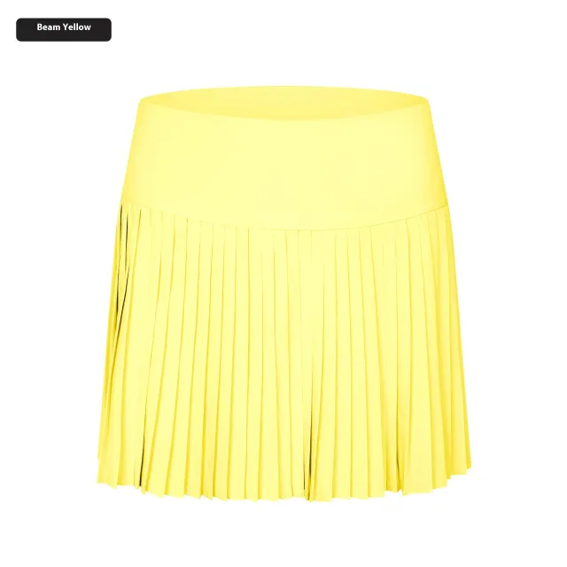 Double Layer Anti exposure Three Points Exercise Skort Yellow - Shop at LoveMi