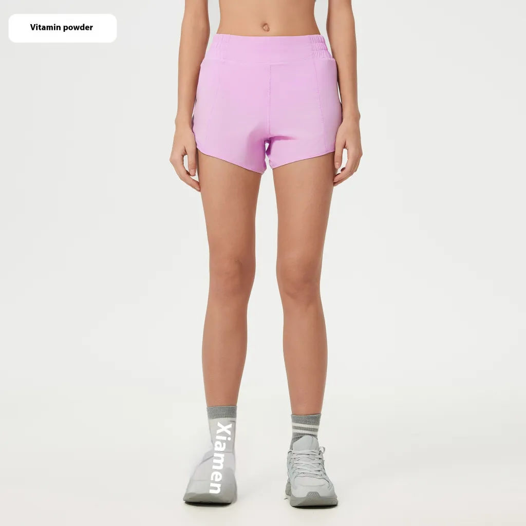 Loose Quick-drying Sports Shorts Running Training Workout Pants - Vitamin Powder-10