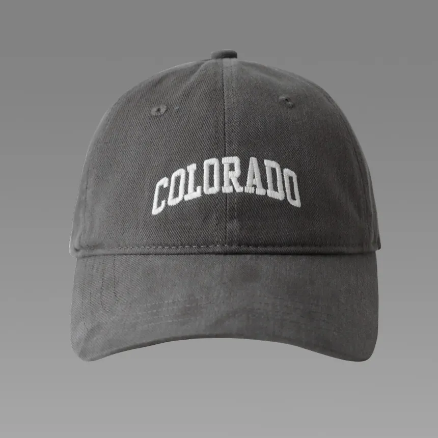 Gray Wool Beret Female Warm Knitted Hat - Colorado Soft Top Baseball Cap