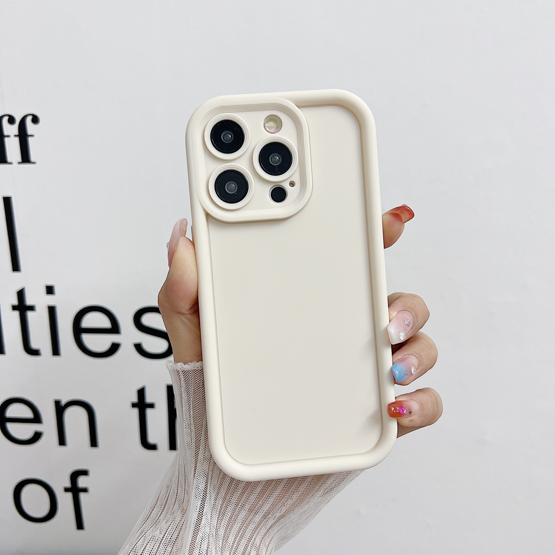 Solid Color Minimalist Silicone Soft Shell Phone Case - Image 8