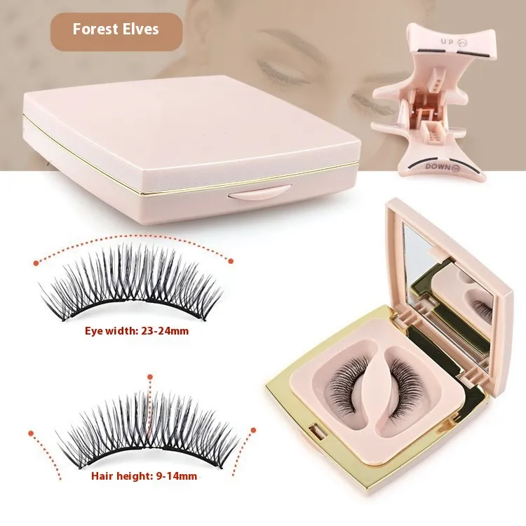Trendy Non-Yue Pupil Soft Magnetic False Eyelashes - Mori Style Elf