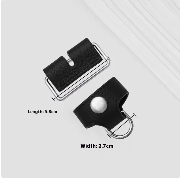 Extension Strap Wash Canvas Bag Strap Accessories - Black