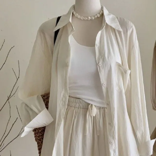 Women's Casual Short Vest And Shorts Three piece Suit Beige - Shop at LoveMi