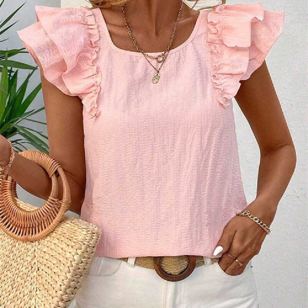 Women's Short-sleeved T-shirt With Bow Decoration