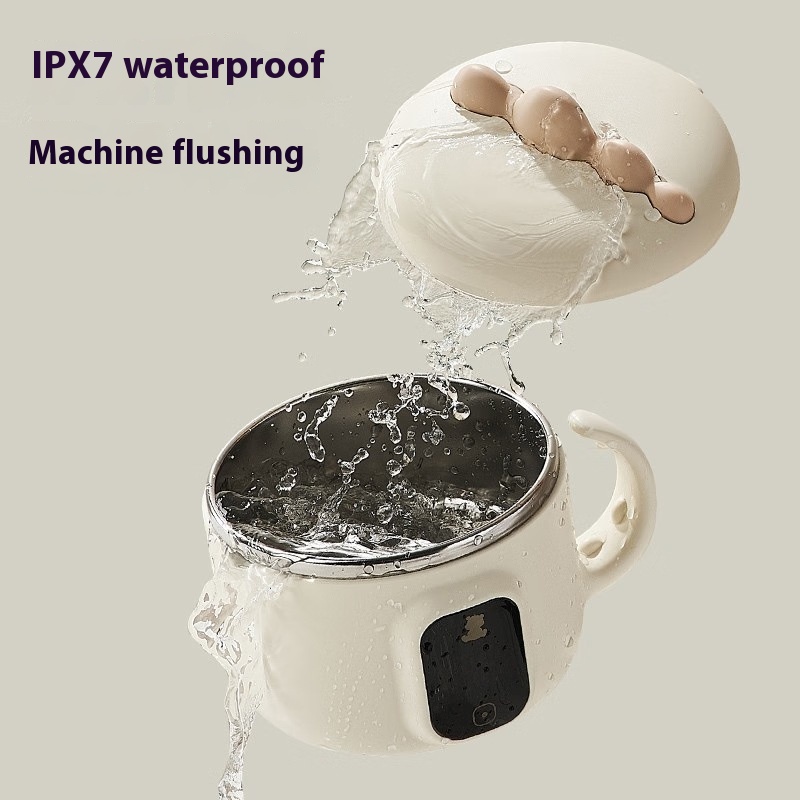 Baby Insulation Bowl Charging Drop-resistant Stainless Steel Solid Food Bowl - Image 1