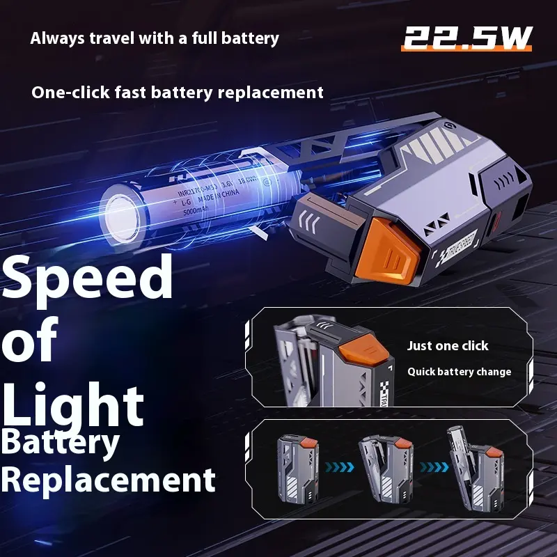 Swappable Batteries Detachable Fast Charge Line