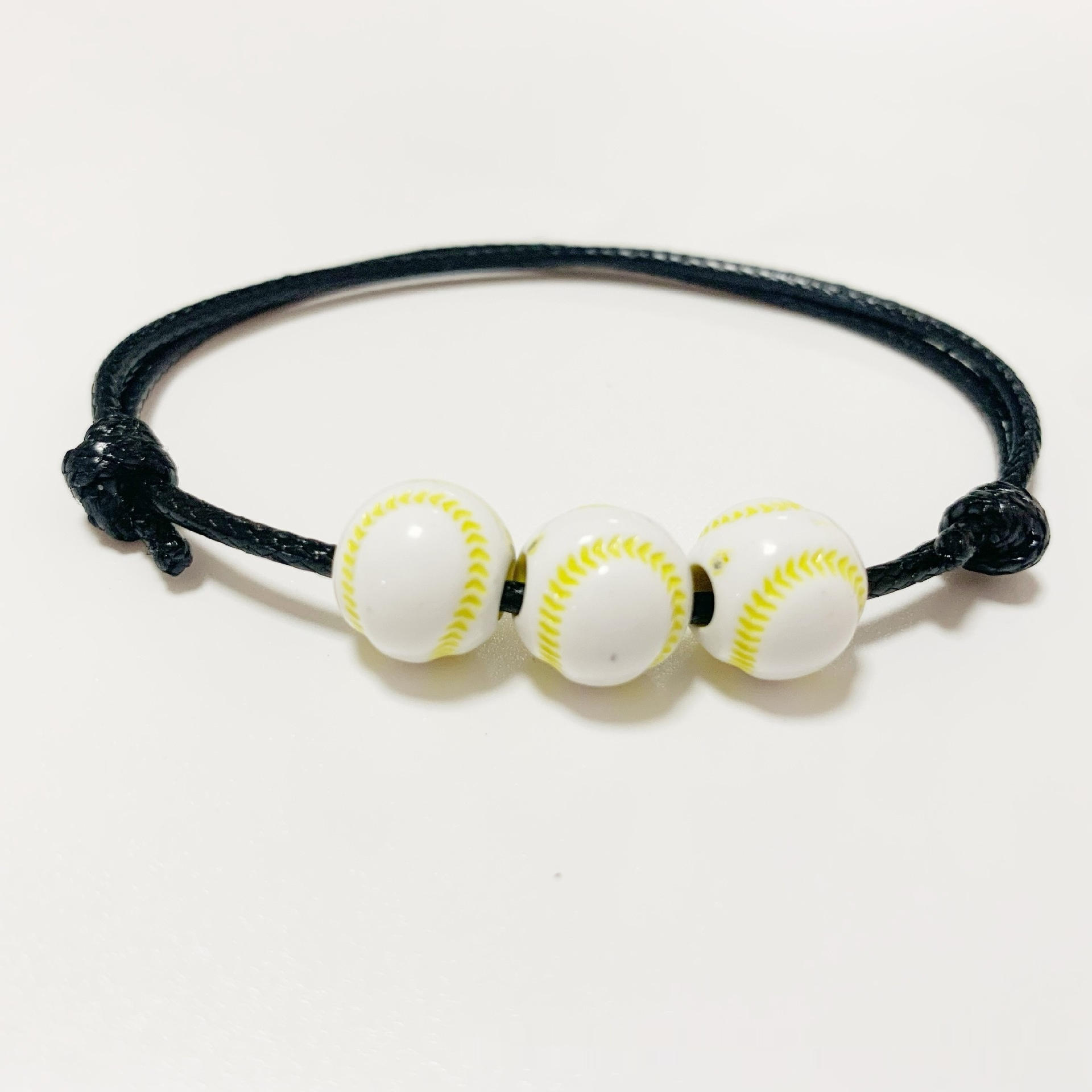 Baseball White And Yellow