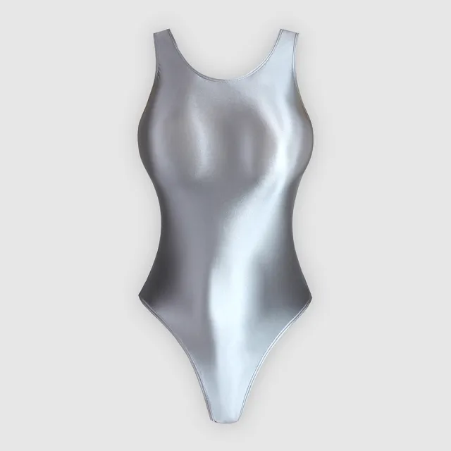Women's Gymnastics One Piece Swimsuit Vest With Crotch Grey - Shop at LoveMi
